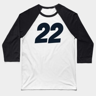 Yuki Tsunoda 22 - Driver Number Baseball T-Shirt